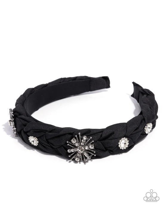 Adorable Accent Paparazzi Accessories Headband - Black