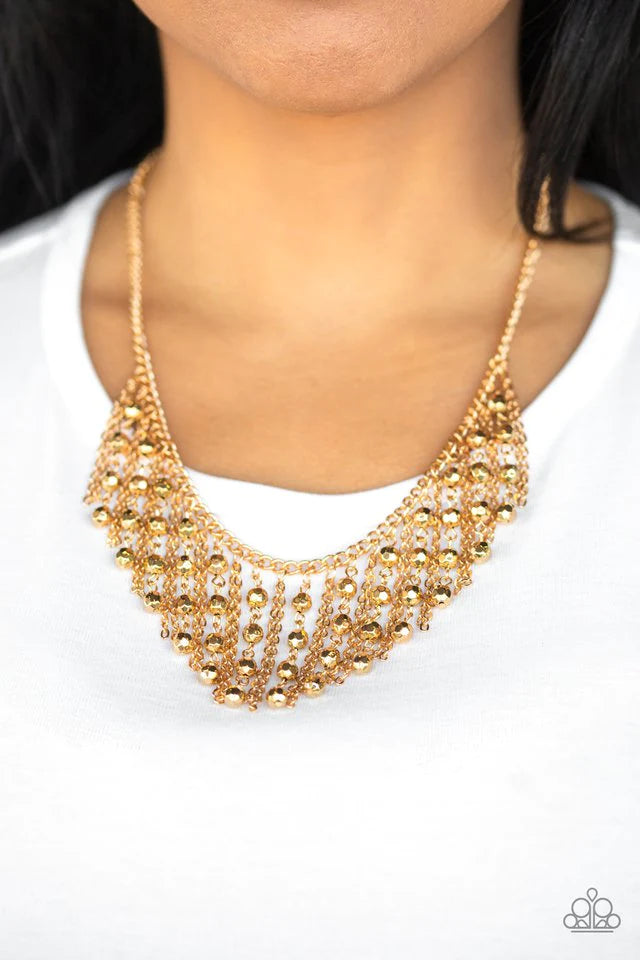 Rebel Remix Paparazzi Accessories Necklace with Earrings