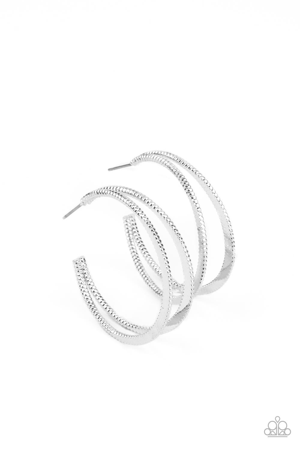 Rustic Curves Paparazzi Accessories Hoop Earrings