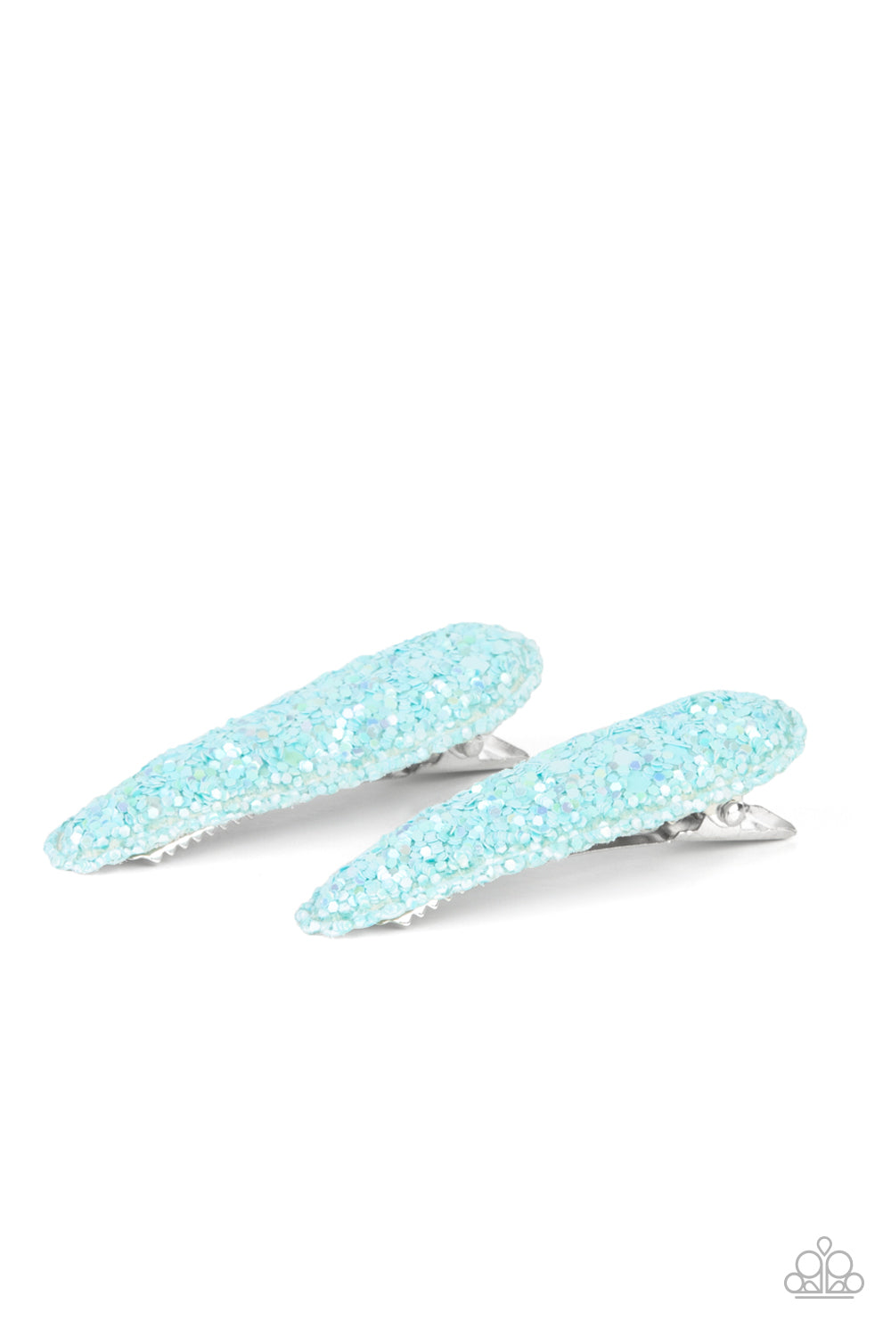 Sugar Plum Sparkle Paparazzi Accessories Hair Clip - Blue
