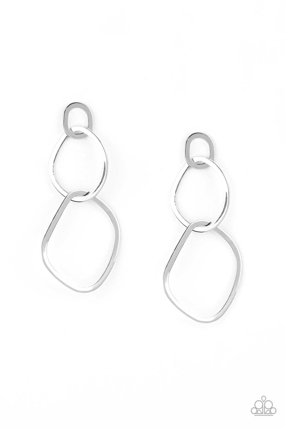 Twisted Trio Paparazzi Accessories Earrings