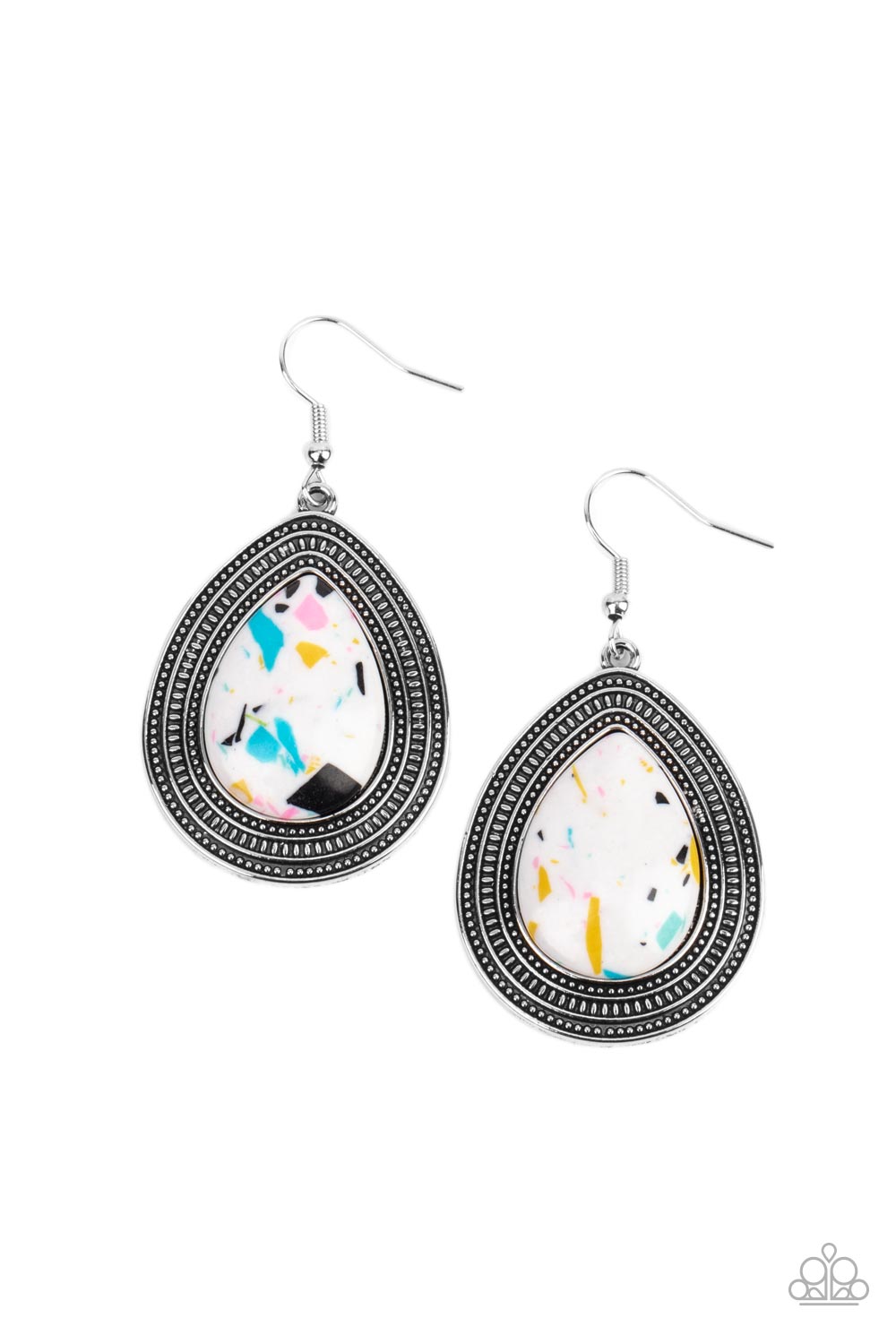 Terrazzo Tundra Paparazzi Accessories Earrings Multi