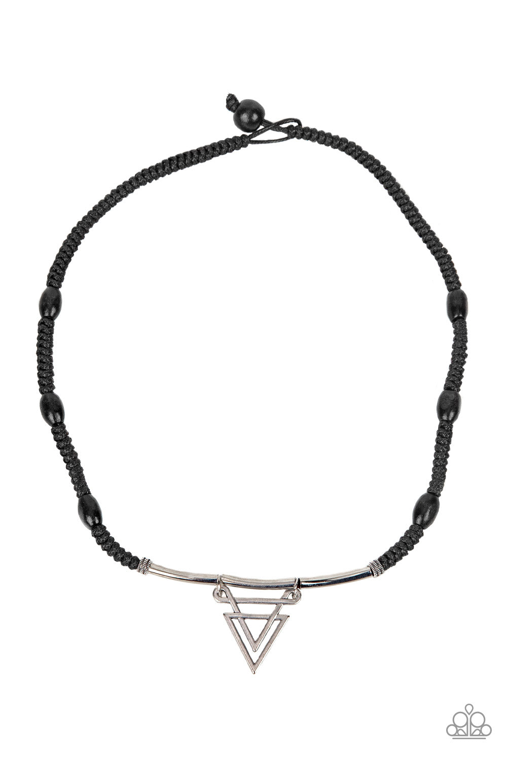 Arrowed Admiral Paparazzi Accessories Necklace Black
