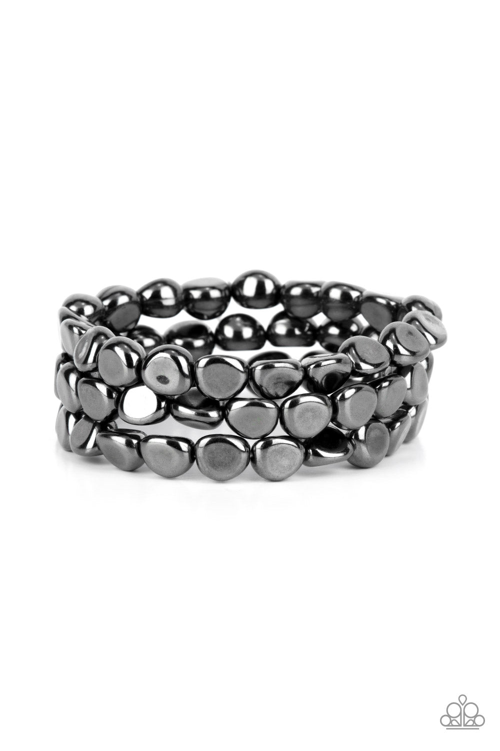 HAUTE Stone Paparazzi Accessories Bracelet Black