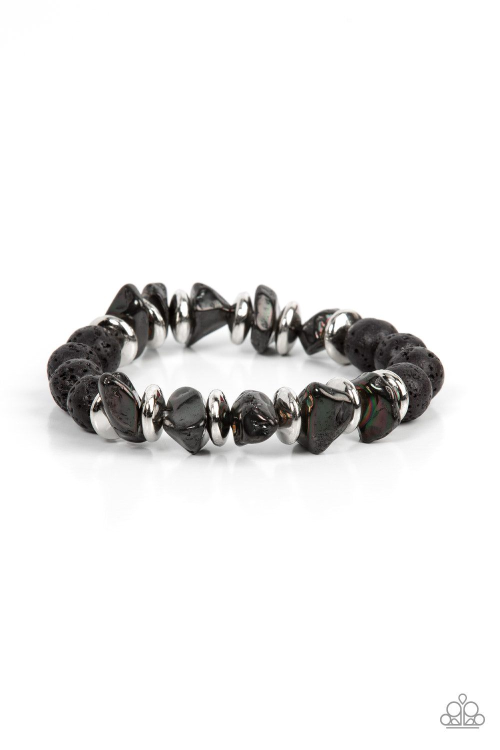 Volcanic Vacay Paparazzi Accessories Bracelet - Silver