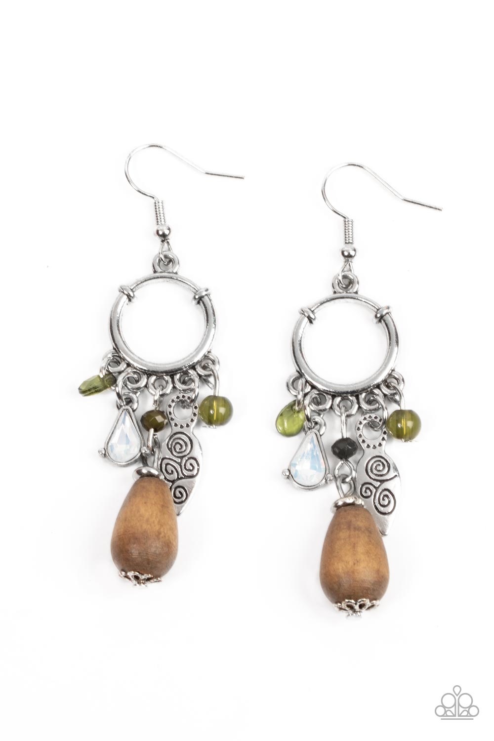 Bountiful Blessings Paparazzi Accessories Earrings Green