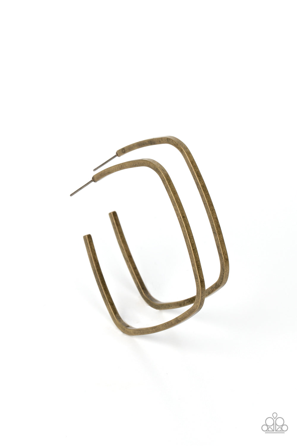 Major Flex Paparazzi Accessories Hoop Earrings - Brass