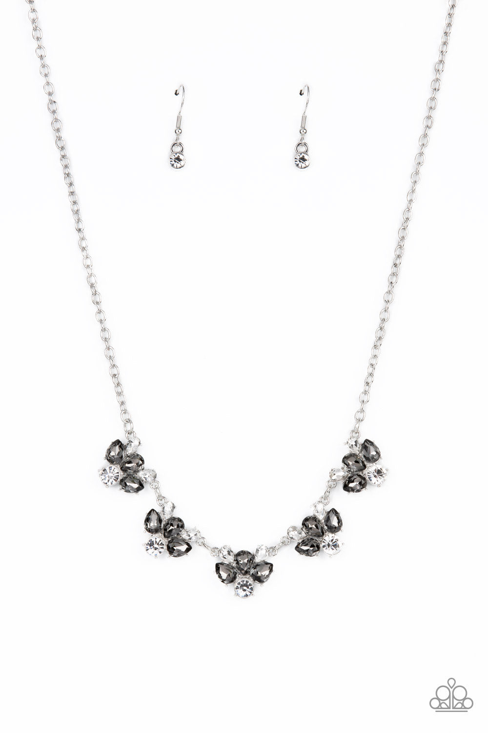 Envious Elegance Paparazzi Accessories with Earrings Silver