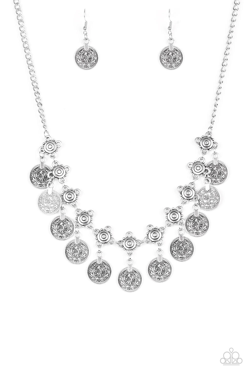 Walk The Plank Paparazzi Accessories Necklace with Earrings