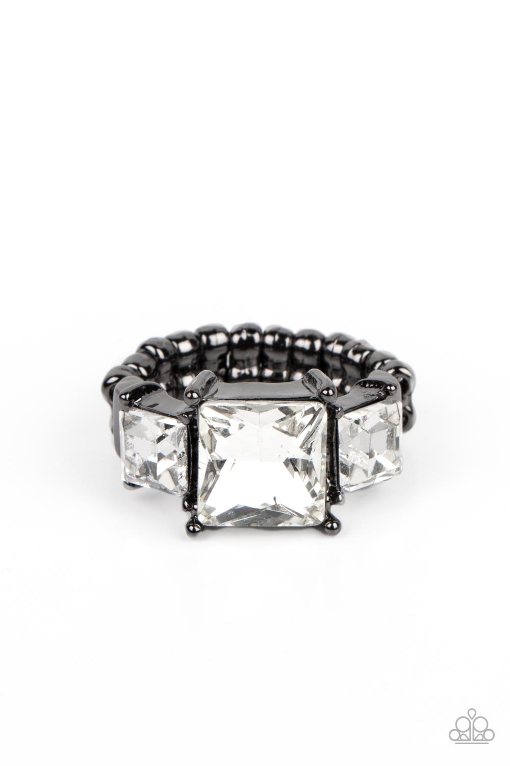 Treasured Twinkle Paparazzi Accessories Ring Black