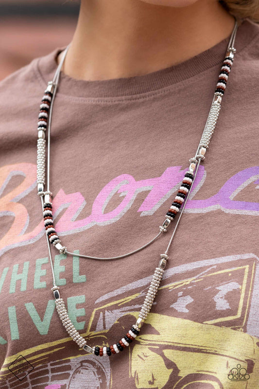 Caviar Chic Paparazzi Accessories Necklace with Earrings