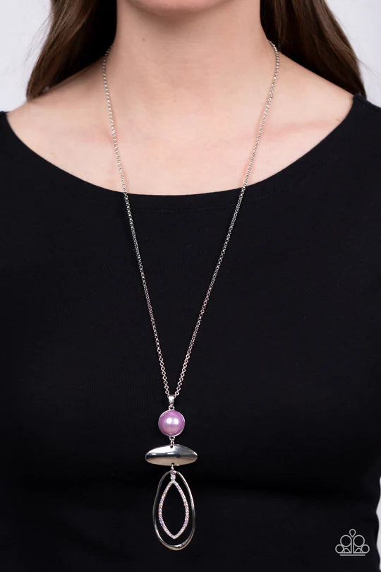 Modern Day Demure Paparazzi Accessories Necklace with Earrings