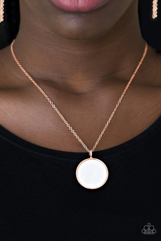 Shimmering Seashores Paparazzi Accessories Necklace with Earrings