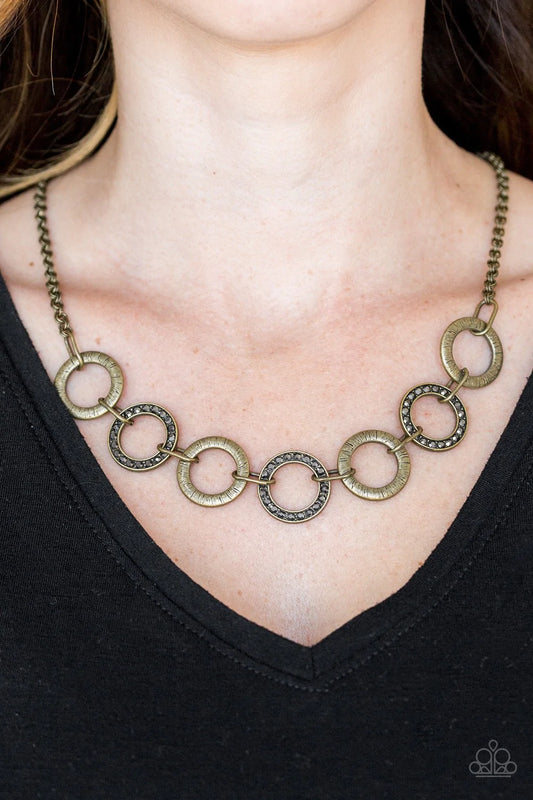 Modern Day Madonna Paparazzi Accessories Necklace with Earrings
